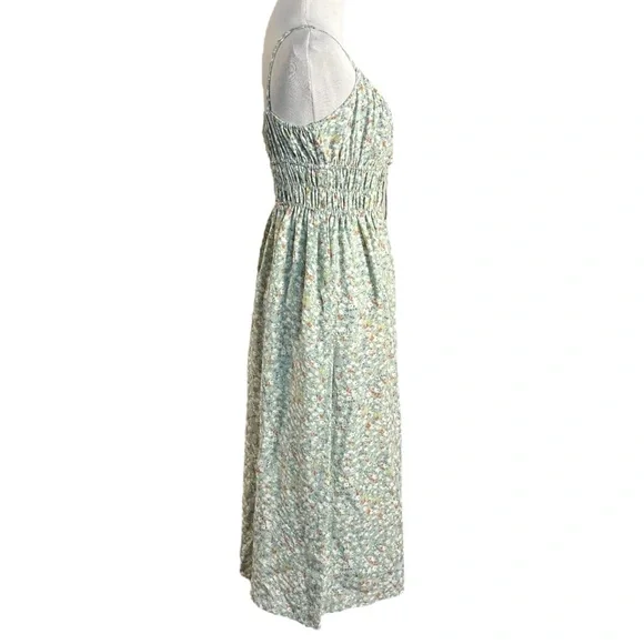 Rails Dainty Octavia Dress Green Summer Meadow Midi Dress Size XS NWT Sundress - Picture 7 of 14
